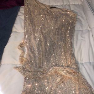Sequence one shoulder dress